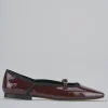 Ballerine tacco 1cm vernice bordo'