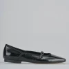 Ballerine tacco 1cm vernice nero