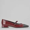 Ballerine tacco 2cm vernice nero