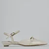 Ballerine tacco 2cm vernice bianco