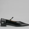 Ballerine tacco 1cm vernice nero