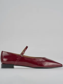 Ballerine tacco 1cm vernice bordo'