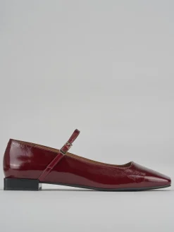 Ballerine tacco 1cm vernice bordo'