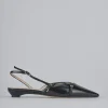 Ballerine tacco 2cm vernice nero