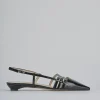 Ballerine tacco 2cm vernice nero