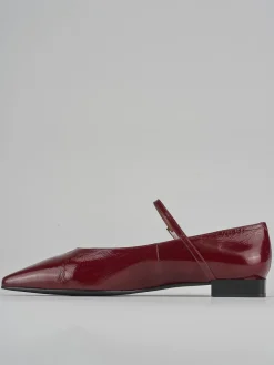 Ballerine tacco 1cm vernice bordo'