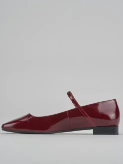 Ballerine tacco 1cm vernice bordo'