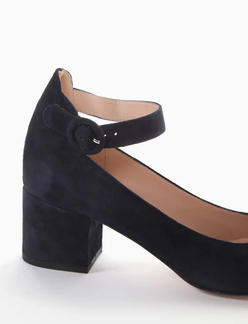 bebe' tacco 5 cm blu
