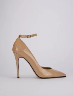 Bebe' tacco 10 cm rosa vernice