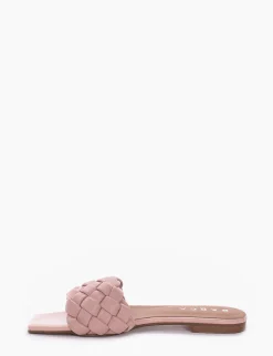 Ciabatta passeggio tacco 1 cm rosa
