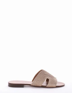 Ciabatta tacco 1 cm rosa