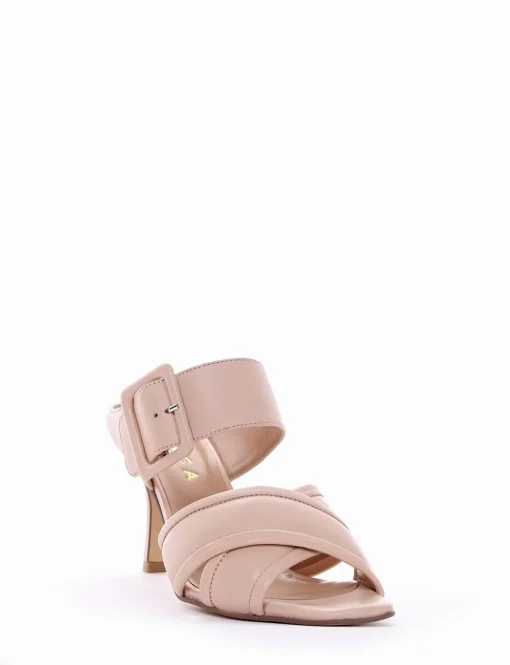 ciabatta tacco 8 cm rosa