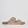 Ciabatta tacco 1 cm rosa glitter