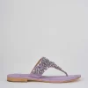 Ciabatte infradito tacco 1cm rosa camoscio