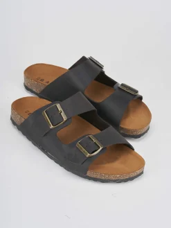 Ciabatte nabuk nero