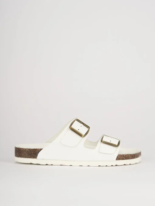 Ciabatte pelle bianco
