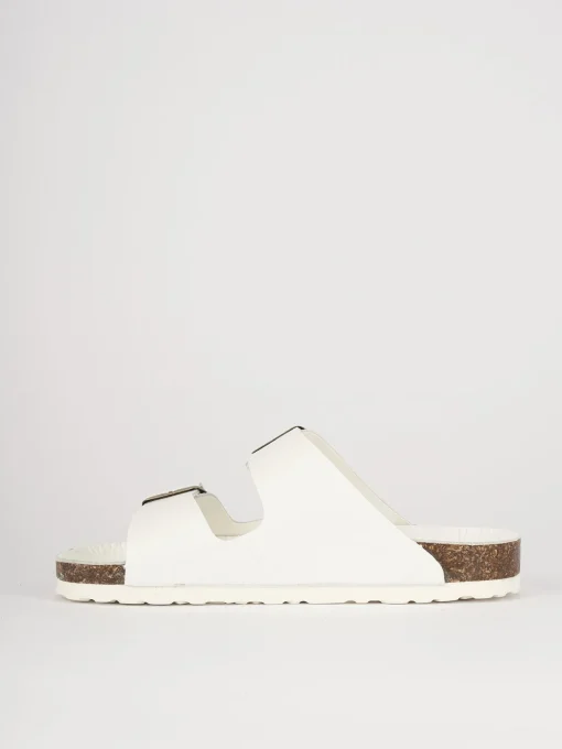 Ciabatte pelle bianco