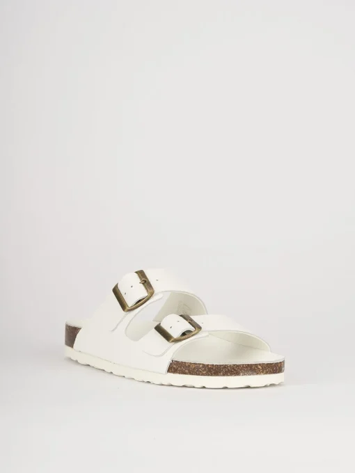 Ciabatte pelle bianco