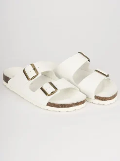 Ciabatte pelle bianco