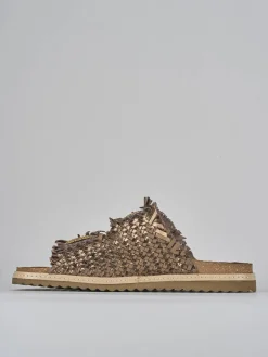 Ciabatte pelle bronzo