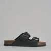 Ciabatte tacco 1cm nabuk nero