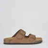 Ciabatte tacco 1cm nabuk testa