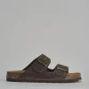 Ciabatte tacco 1cm nabuk testa
