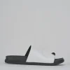 Ciabatte tacco 1cm pelle bianco