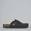 Ciabatte tacco 1cm pelle testa
