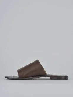 Ciabatte tacco 1cm pelle testa
