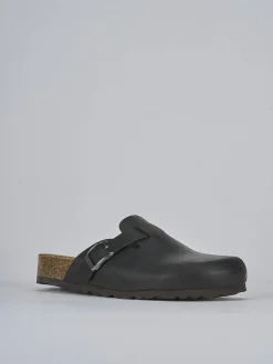Ciabatte tacco 1cm pelle testa