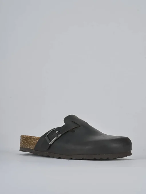 Ciabatte tacco 1cm pelle testa