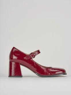Décolleté e slingback tacco 6cm pelle bordo'