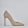 Décolleté e slingback tacco 10cm pelle rosa