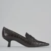 Décolleté e slingback tacco 5cm cocco testa