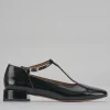 Décolleté e slingback tacco 3cm pelle nero