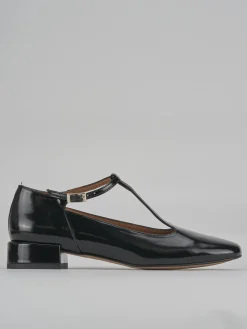 Décolleté e slingback tacco 3cm pelle nero