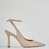 Décolleté e slingback tacco 9cm pelle rosa