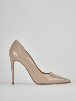 Décolleté e slingback tacco 11cm vernice rosa