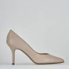 Décolleté e slingback tacco 7cm pelle rosa