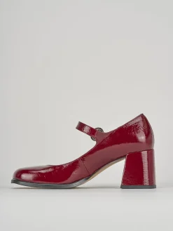 Décolleté e slingback tacco 6cm pelle bordo'