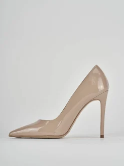 Décolleté e slingback tacco 11cm vernice rosa