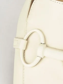 Décolleté e slingback tacco 7cm pelle beige