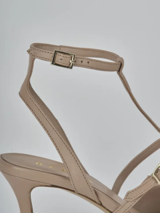 Décolleté e slingback tacco 8cm pelle rosa