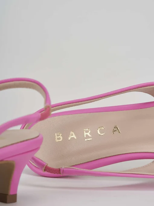 Décolleté e slingback tacco 3cm pelle rosa