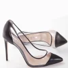 decolte tacco 10 cm nero