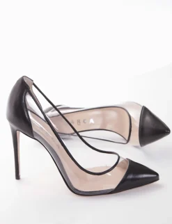 decolte tacco 10 cm nero