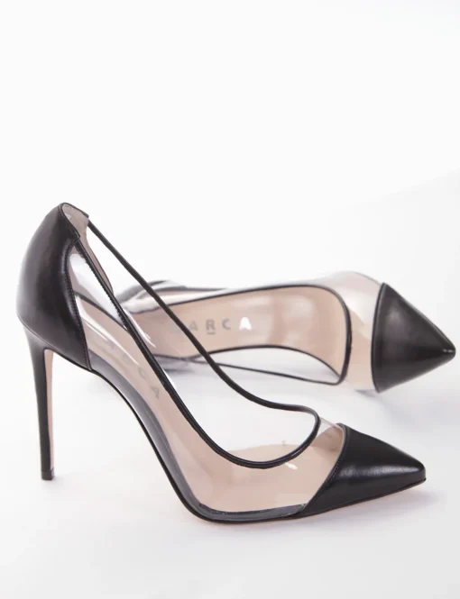 decolte tacco 10 cm nero
