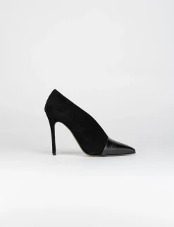 Decolte tacco 9 cm nero