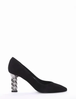 decolte tacco 8 cm nero